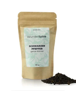 WunderSpice | schwarze Pfefferkörner | 60g
