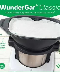 WunderGar® | Dampfgarpapier für Monsieur Cuisine smart, trend, connect, éditon plus